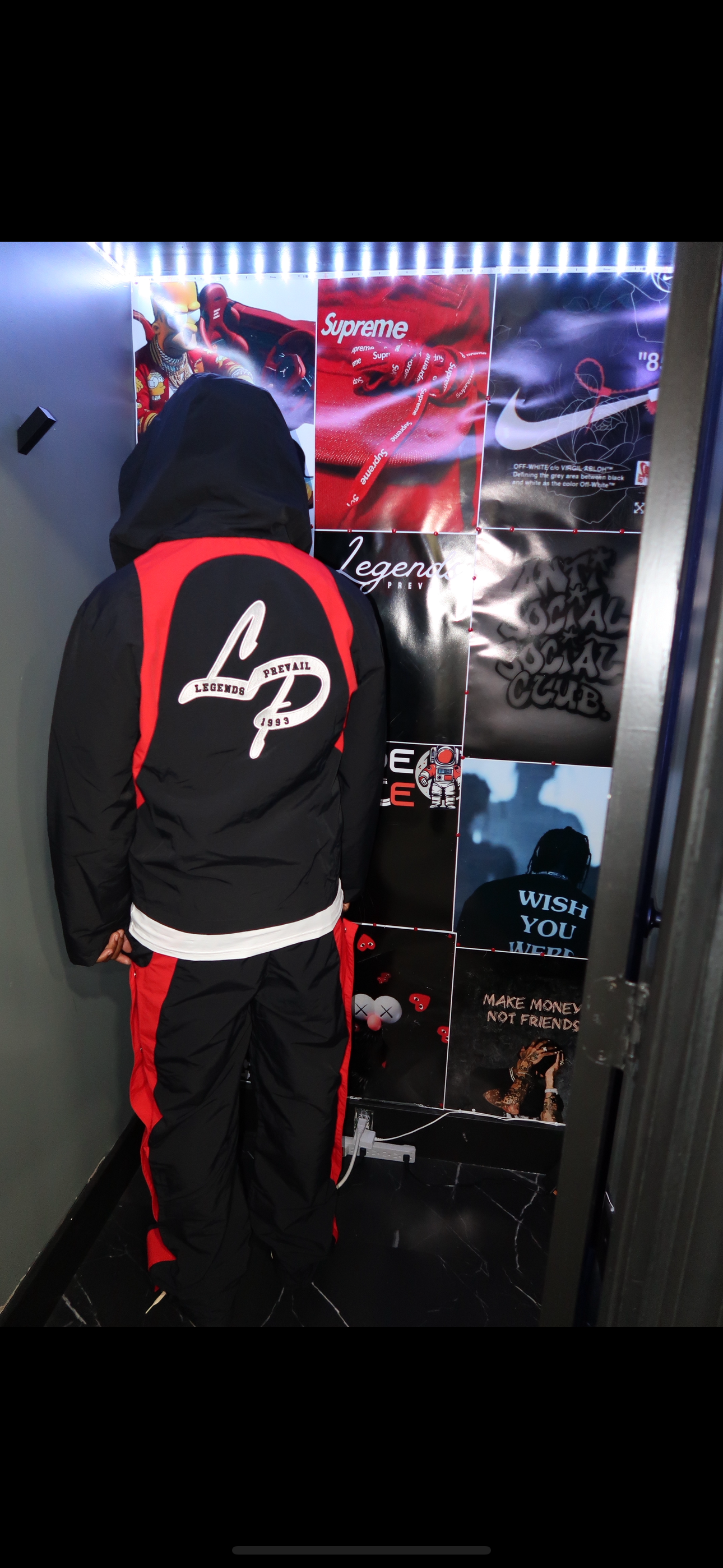 Swishy Black/Red Set