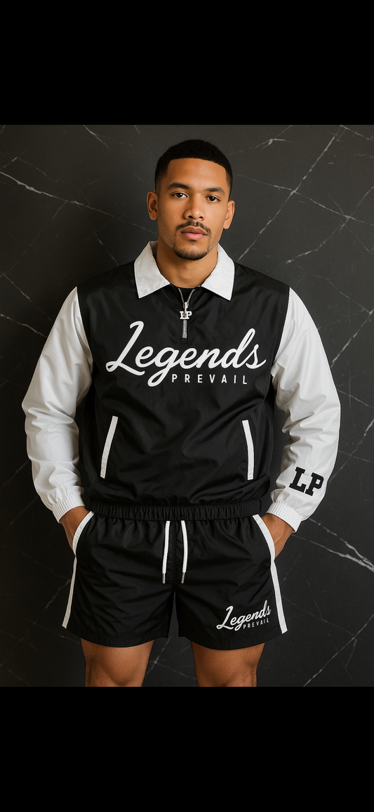Lp Windbreaker Set Black/White