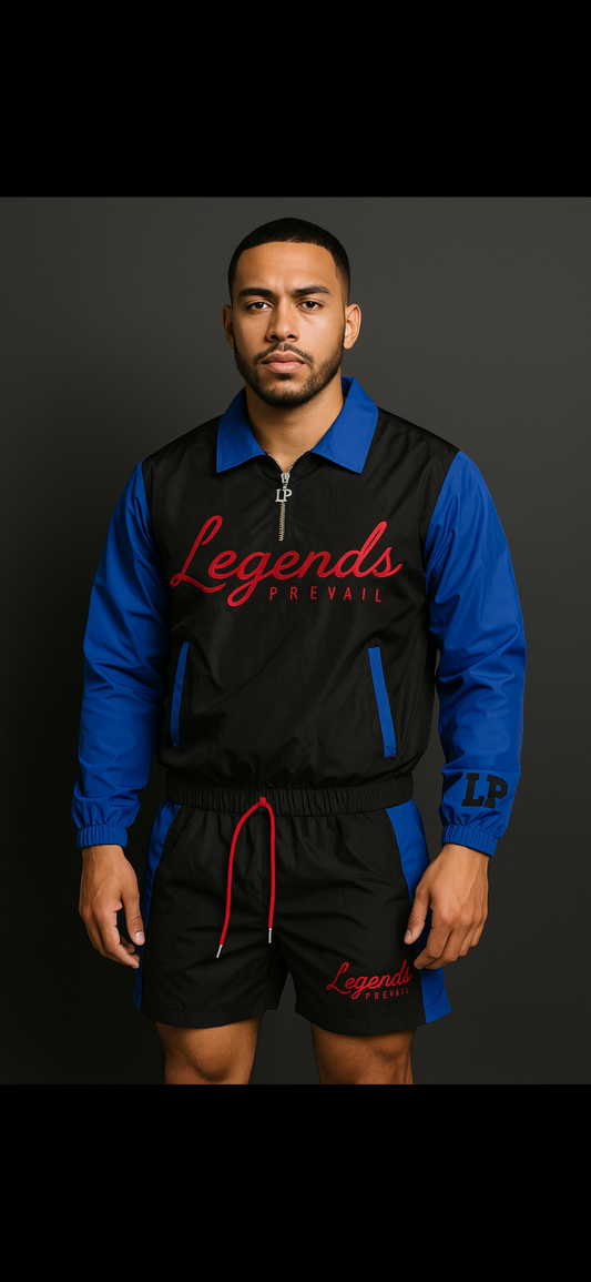 Lp Windbreaker Set Royal Blue