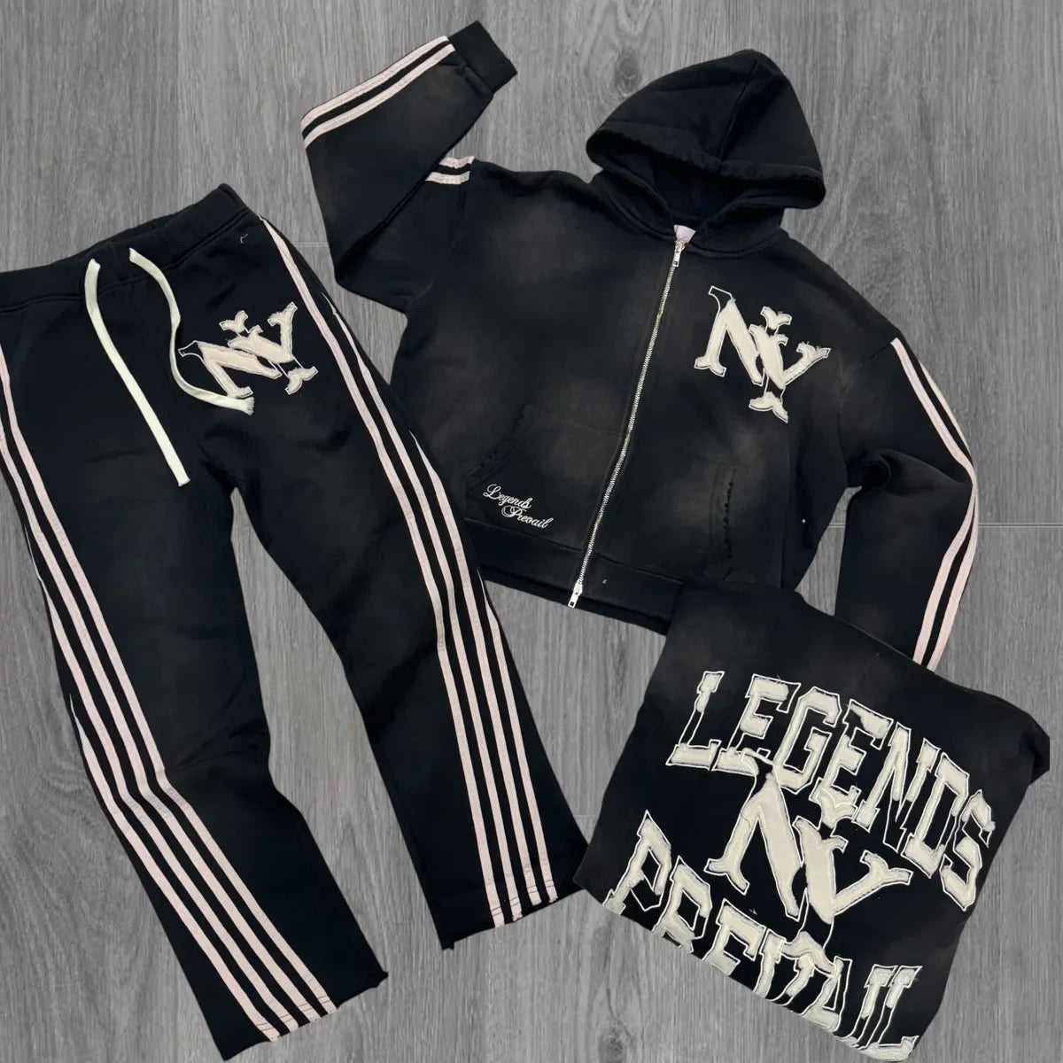 Legends Prevail Black NY Sweatsuit
