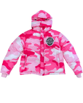 LP PUFFER - PINK CAMO