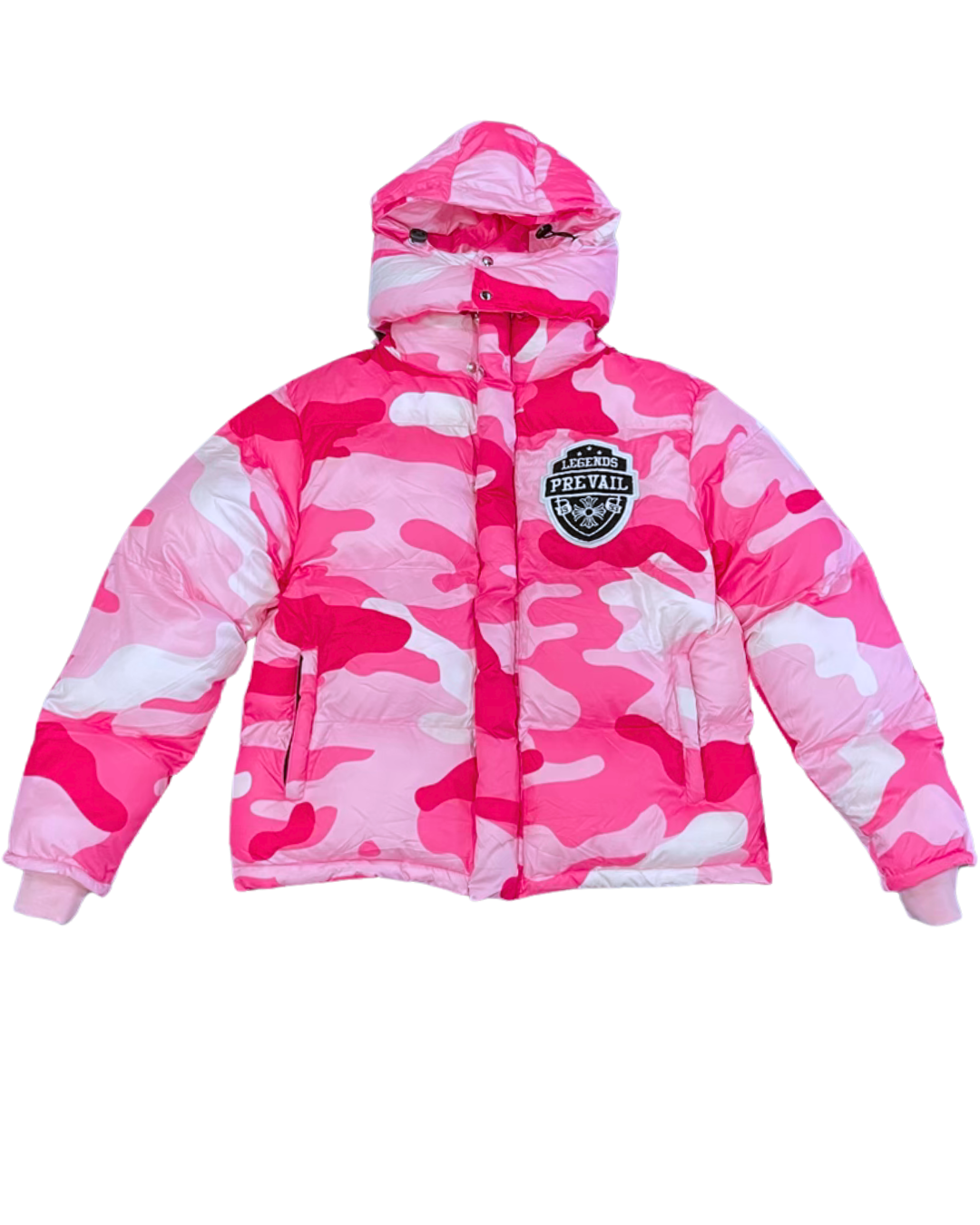 LP PUFFER - PINK CAMO