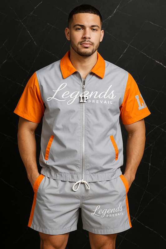 LP Windbreaker Set Shortsleeves Orange