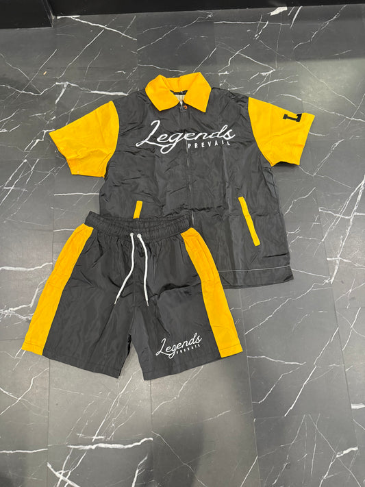 LP Windbreaker Set Shortsleeve Yellow/Black