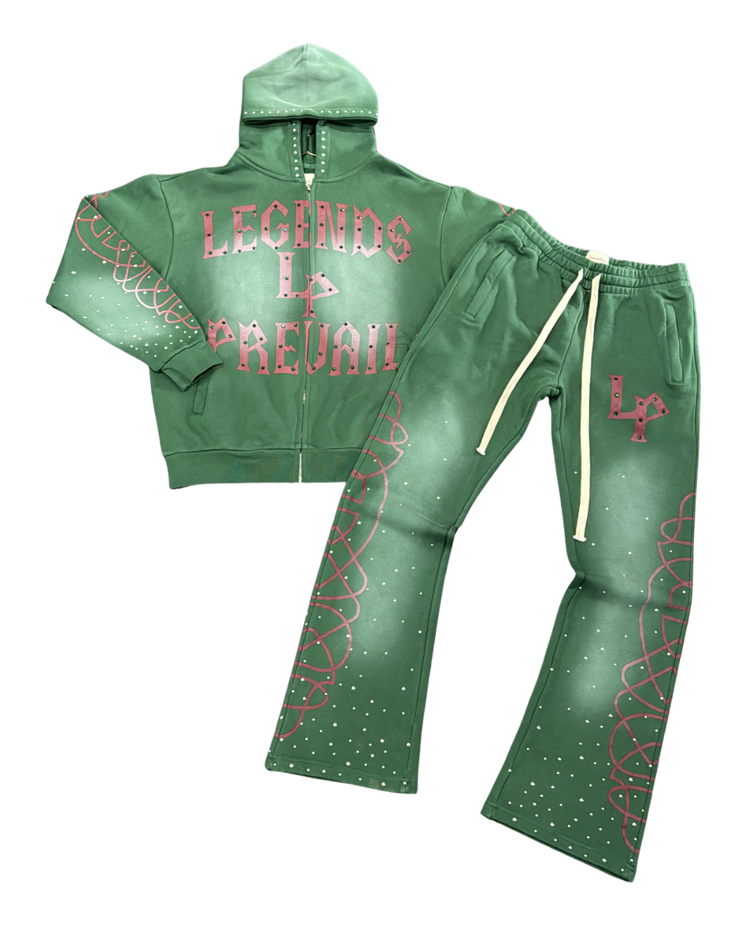 LP STUDDED SET - GREEN