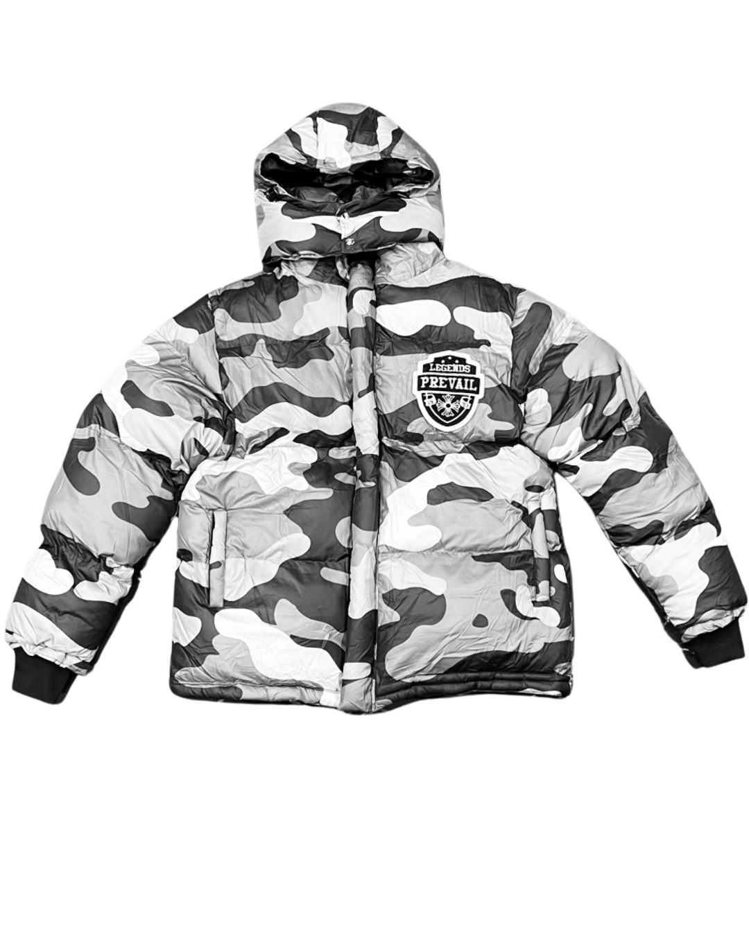 LP PUFFER - WHITE CAMO
