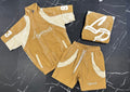 Tan Crinkle Set