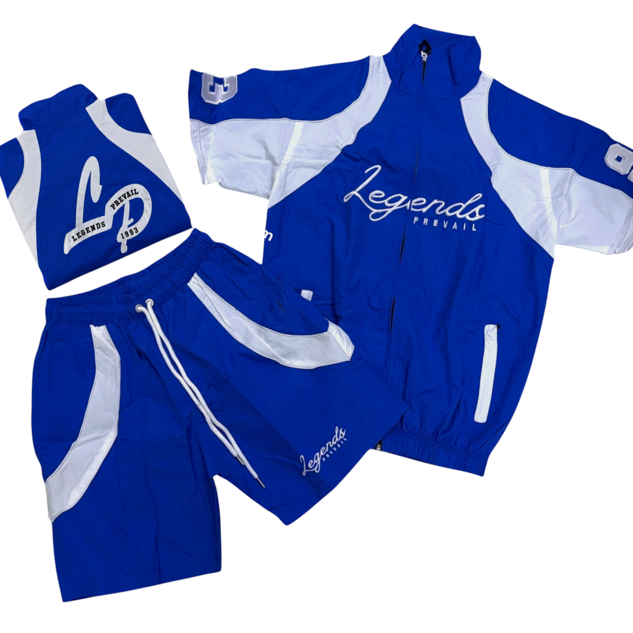 Royal/Blue Crinkle Set