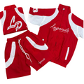 Red/Wht Crinkle Set
