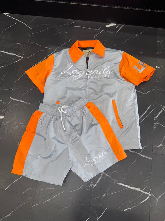 LP Windbreaker Set Shortsleeves Orange