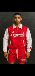 LP Windbreaker Set Red/White