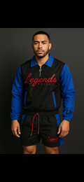 Lp Windbreaker Set Royal Blue