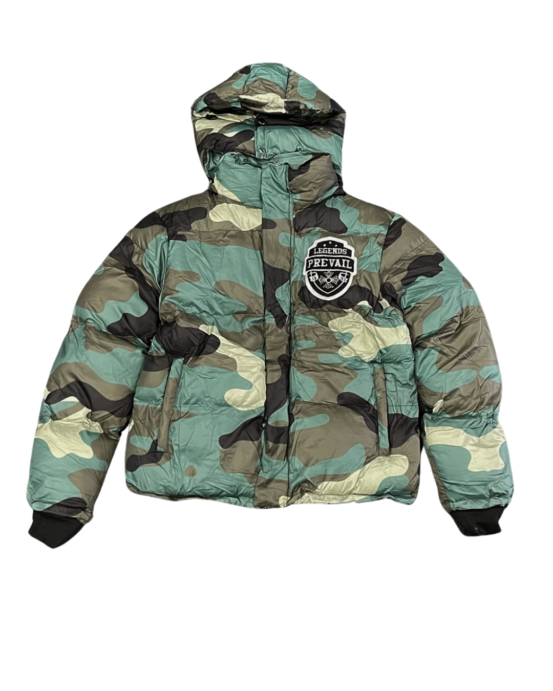 LP PUFFER - GREEN CAMO