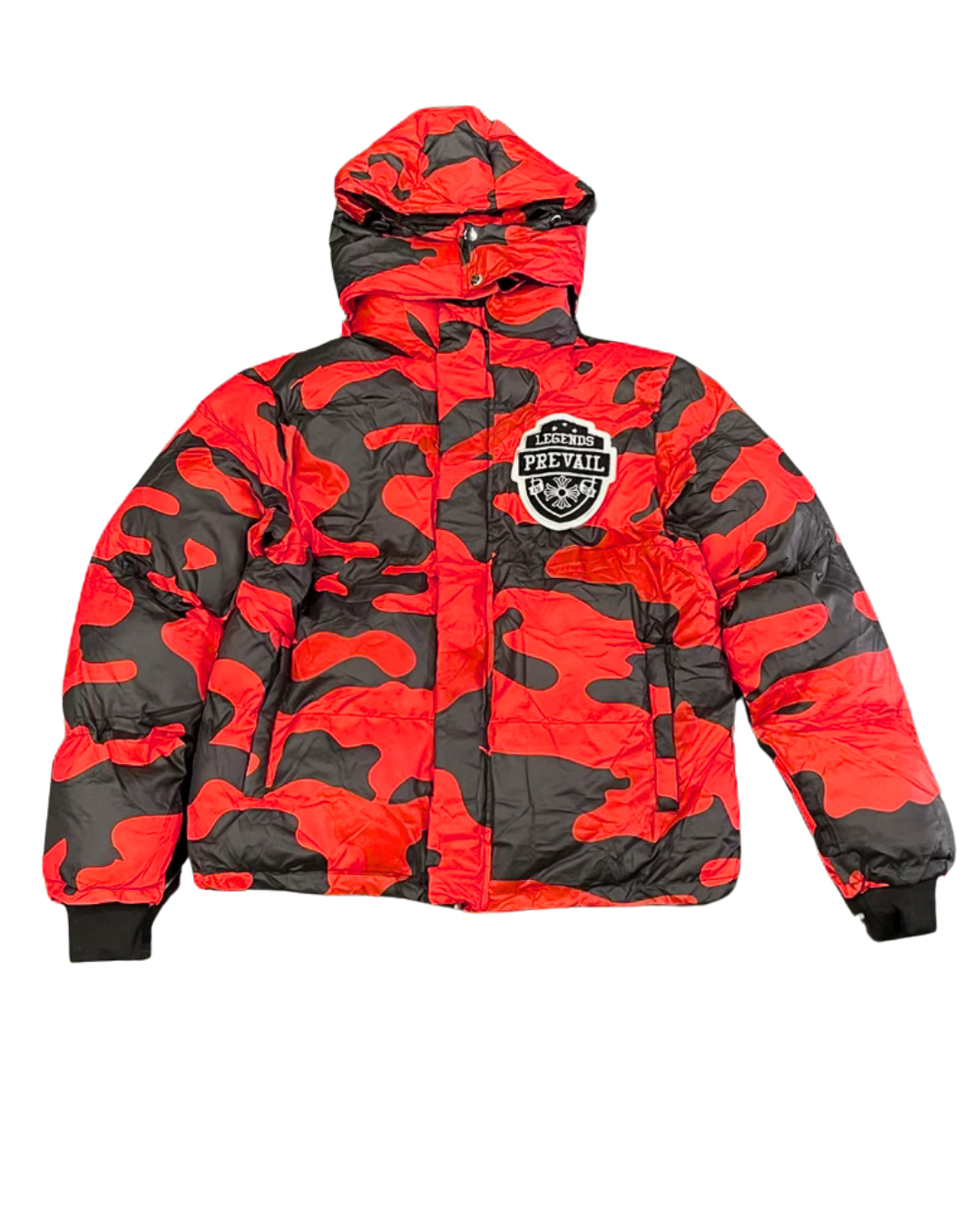 LP PUFFER - RED CAMO