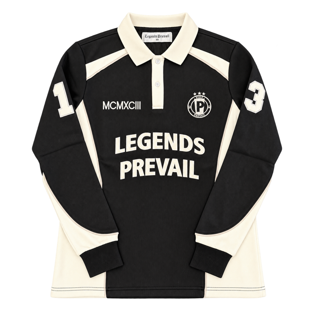 Black Rugby Polo