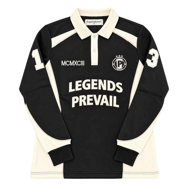 Black Rugby Polo
