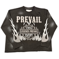 Motor Flames Long Sleeve - Black