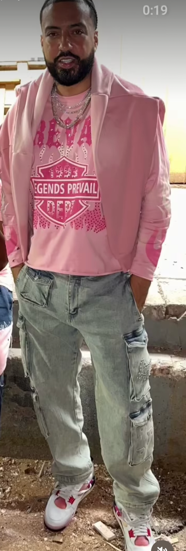 Motor Flames Long Sleeve - Pink